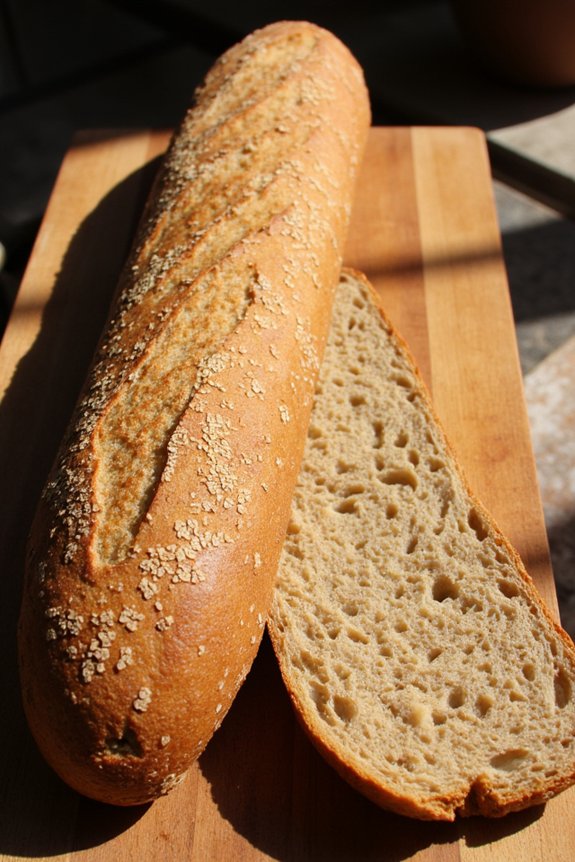 rustic whole wheat baguette recipe