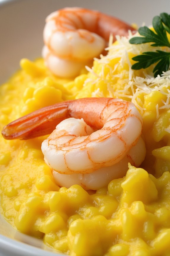 saffron shrimp risotto recipe
