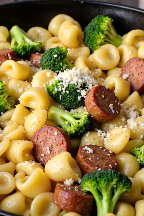sausage and broccoli pasta
