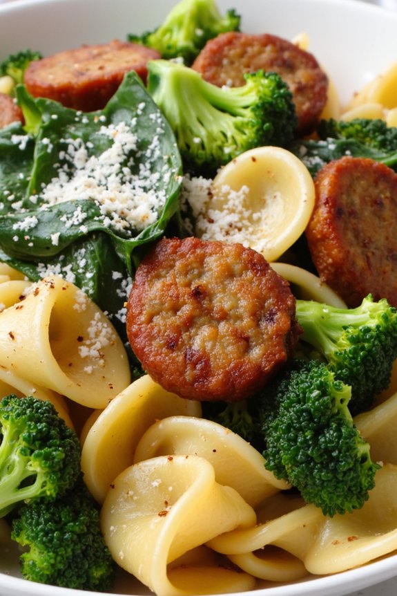 sausage and broccoli rabe orecchiette