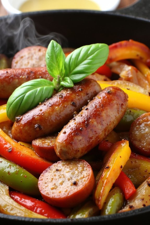 sausage and pepper skillet