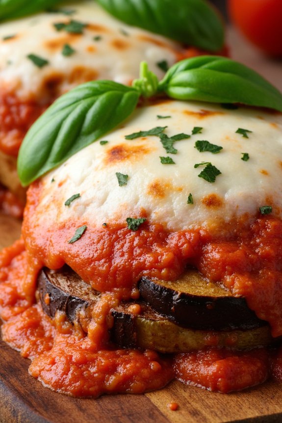 savory eggplant parmesan recipe