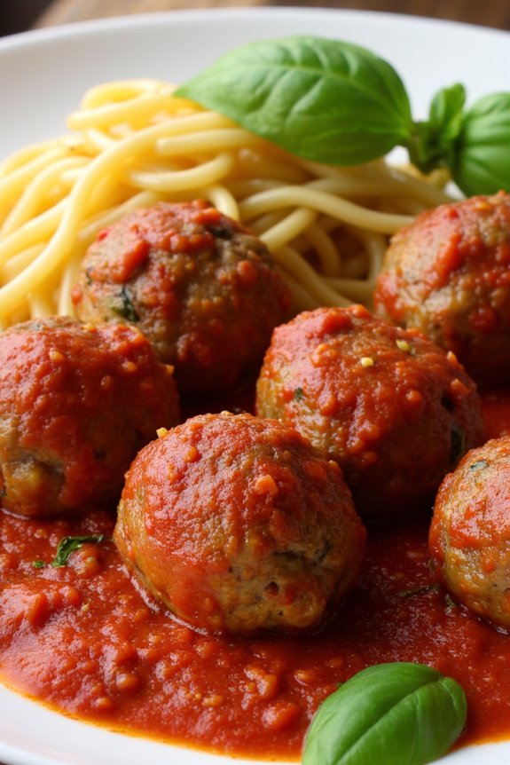 savory italian beef meatballs