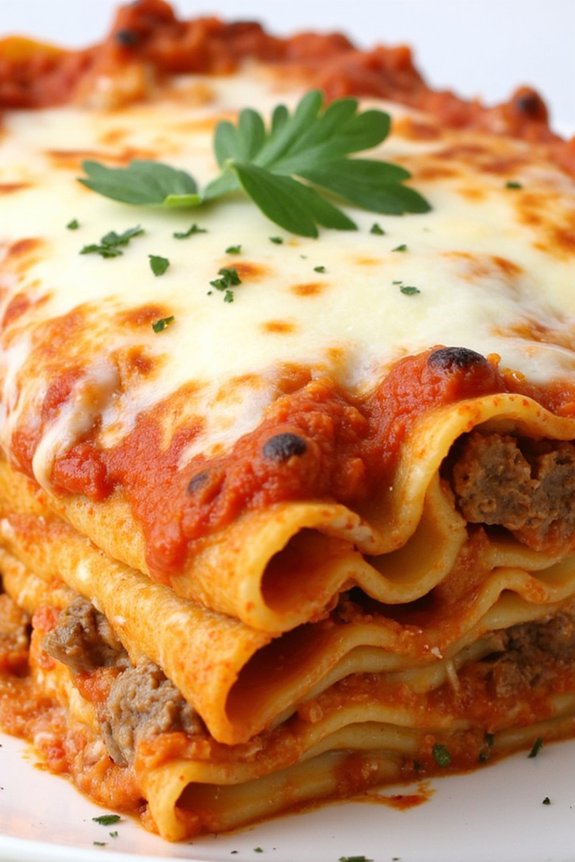 savory italian sausage layers