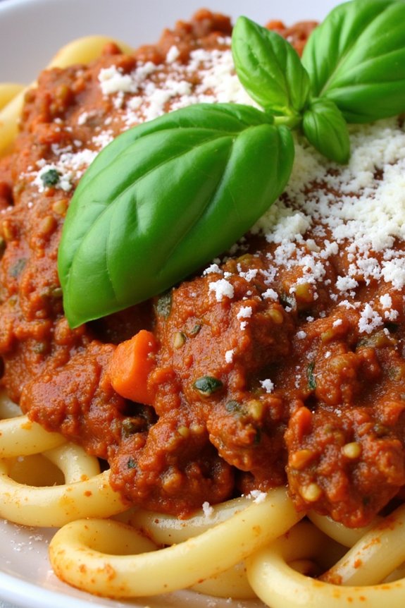 savory lamb pasta delight