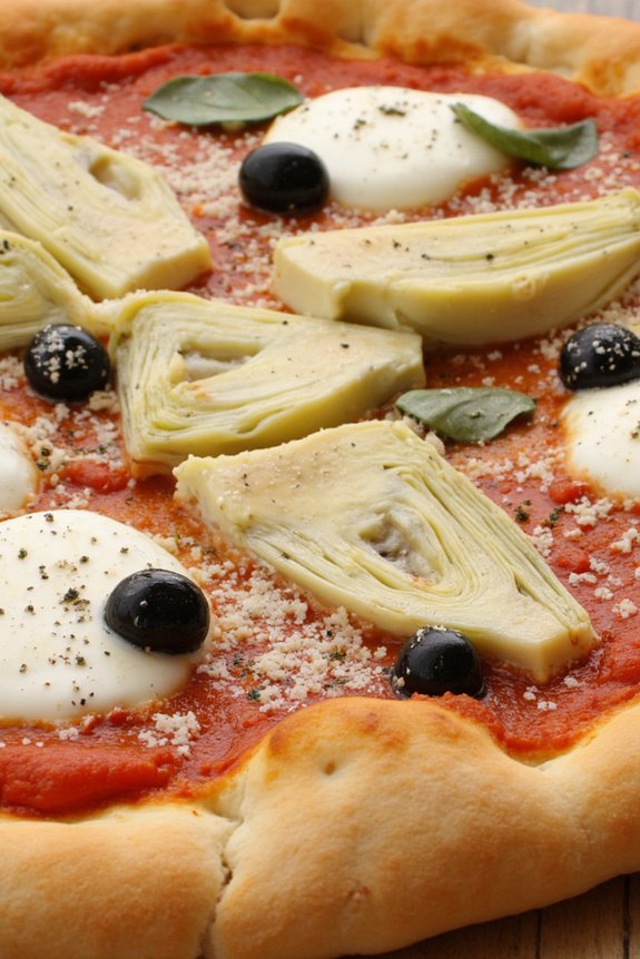 savory mediterranean pizza delight