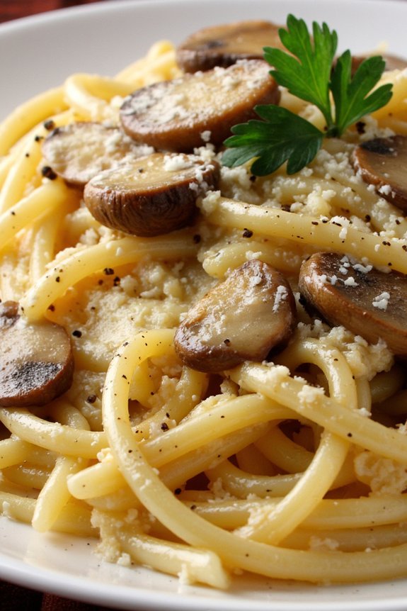 savory mushroom pasta delight