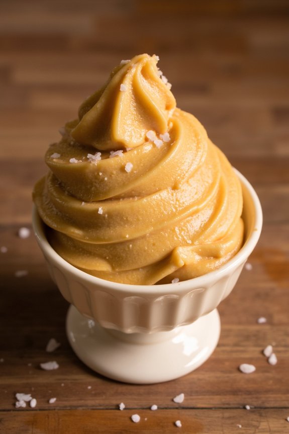 savory salted caramel gelato