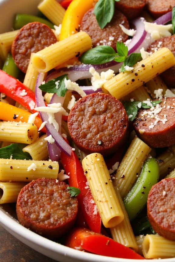 savory sausage pasta delight