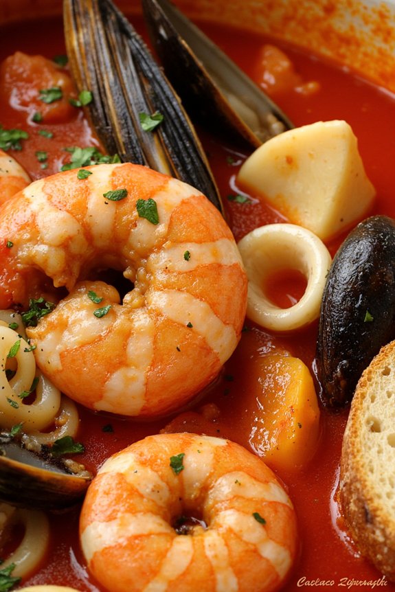 seafood stew from livorno