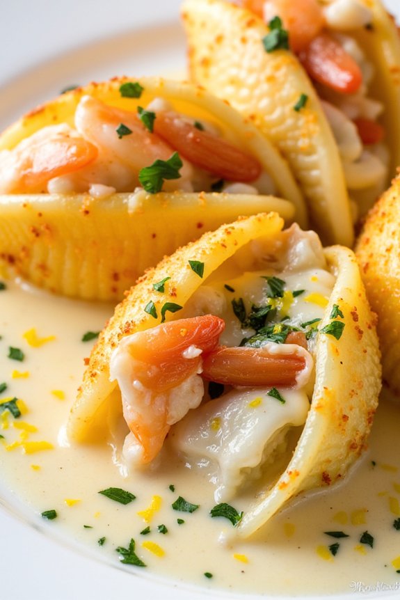 seafood stuffed pasta shells