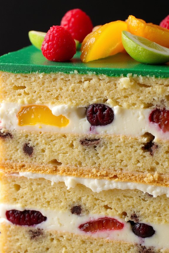 sicilian dessert with custard