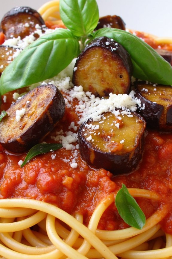 sicilian eggplant pasta delight