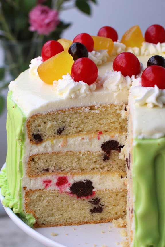 sicilian ricotta marzipan cake