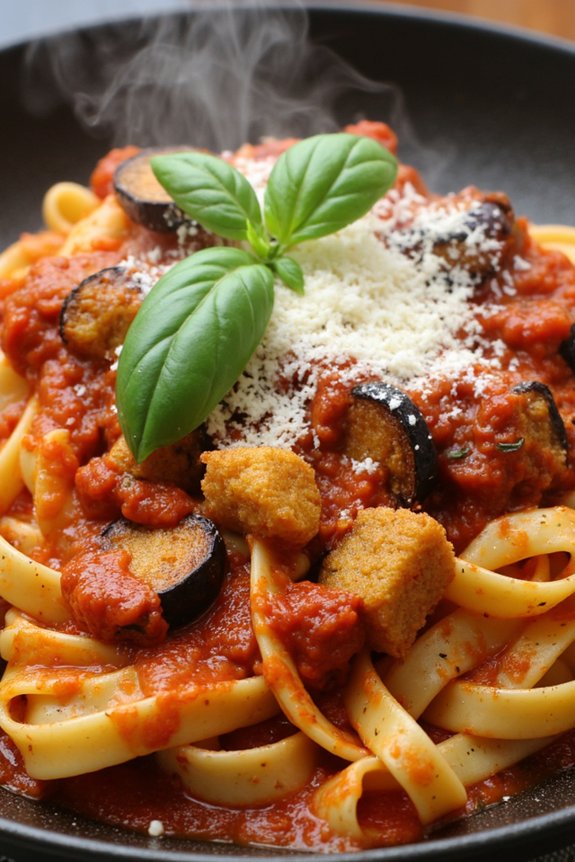 sicilian vegetarian pasta delight