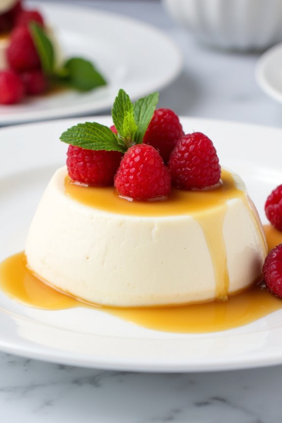 silky vanilla cream dessert