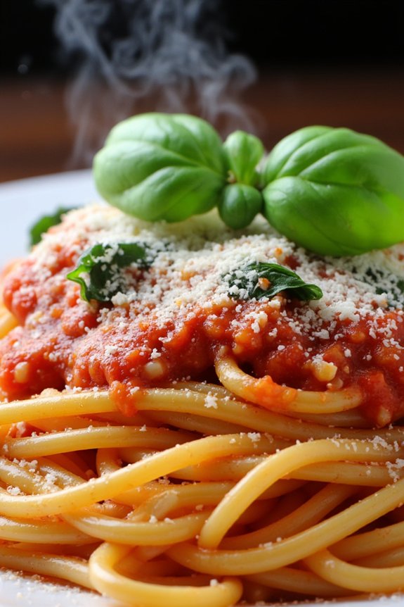 simple flavorful tomato pasta