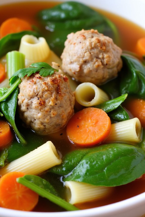 slow cooker italian wedding soup
