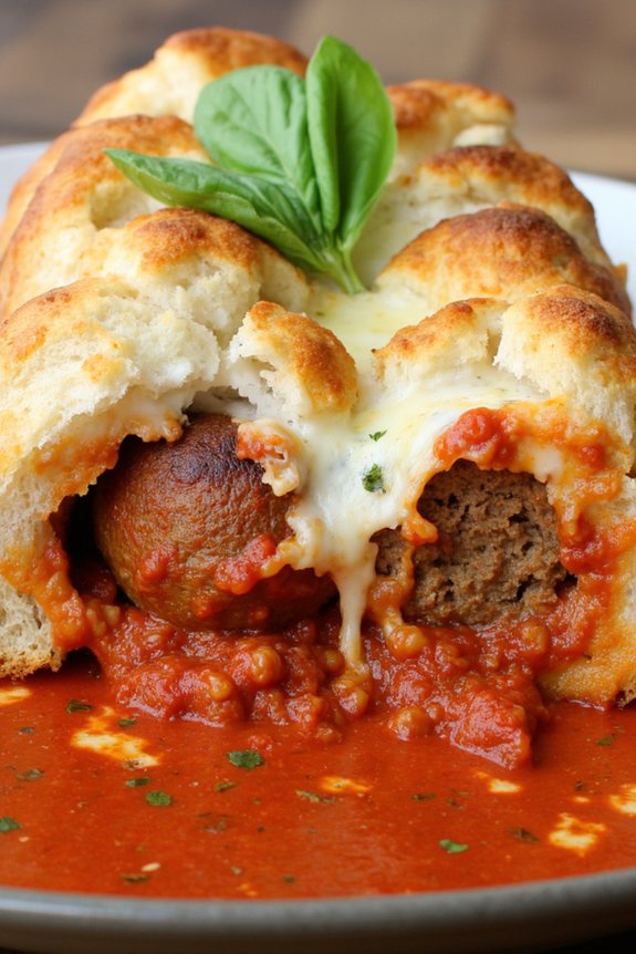 slow cooker meatball casserole