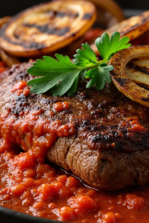 smoky italian steak dish