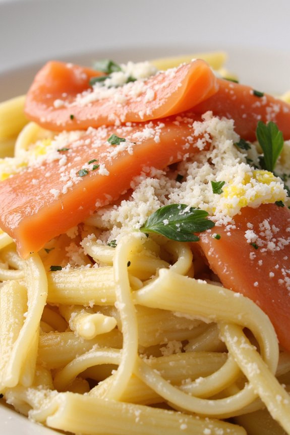 smoky salmon pasta delight