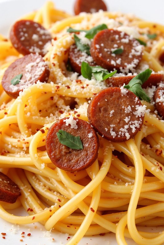 spicy chorizo carbonara recipe