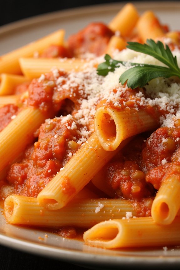 spicy italian pasta dish