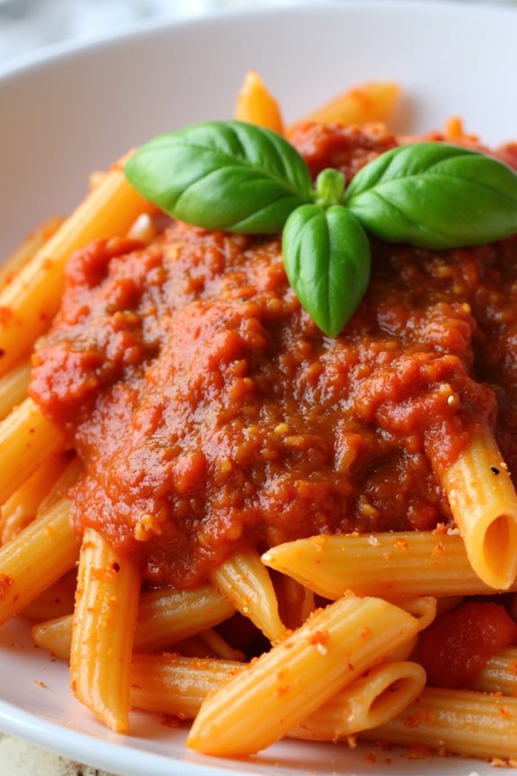 spicy italian penne pasta