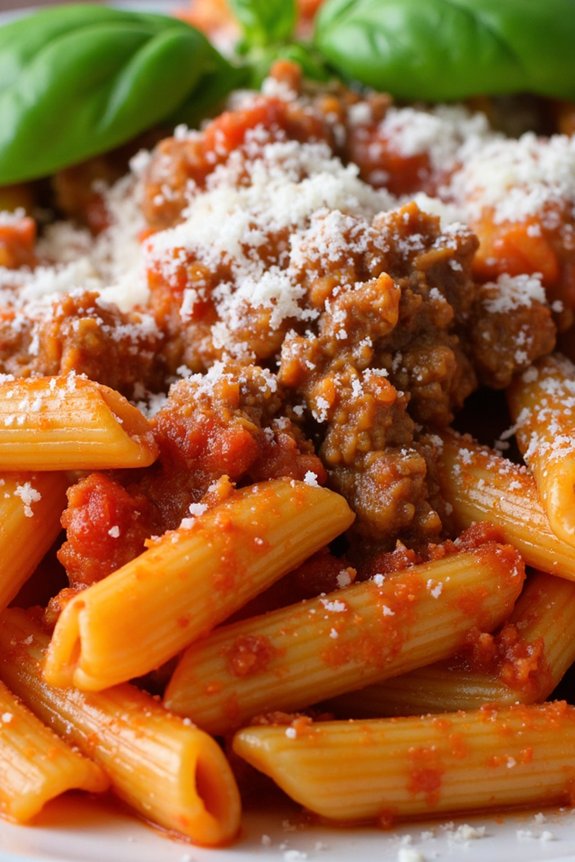 spicy penne arrabbiata delight