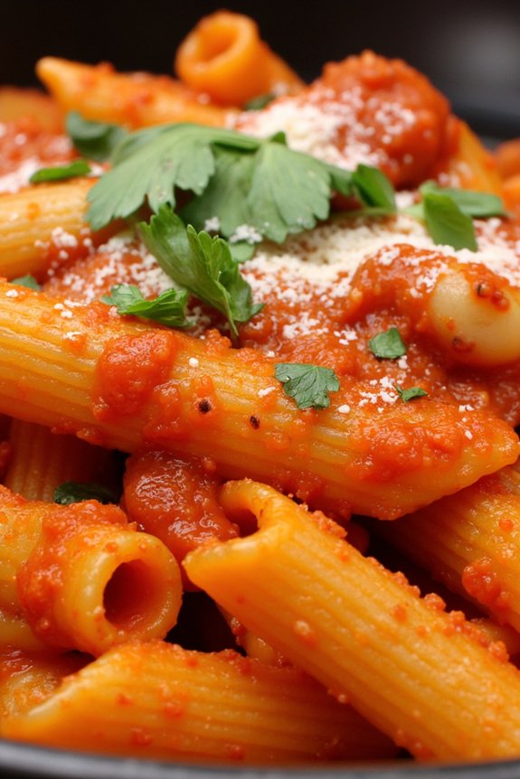spicy robust italian pasta