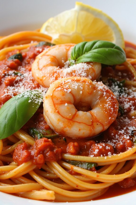 spicy shrimp pasta delight