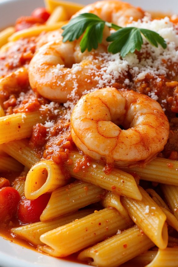 spicy shrimp pasta delight