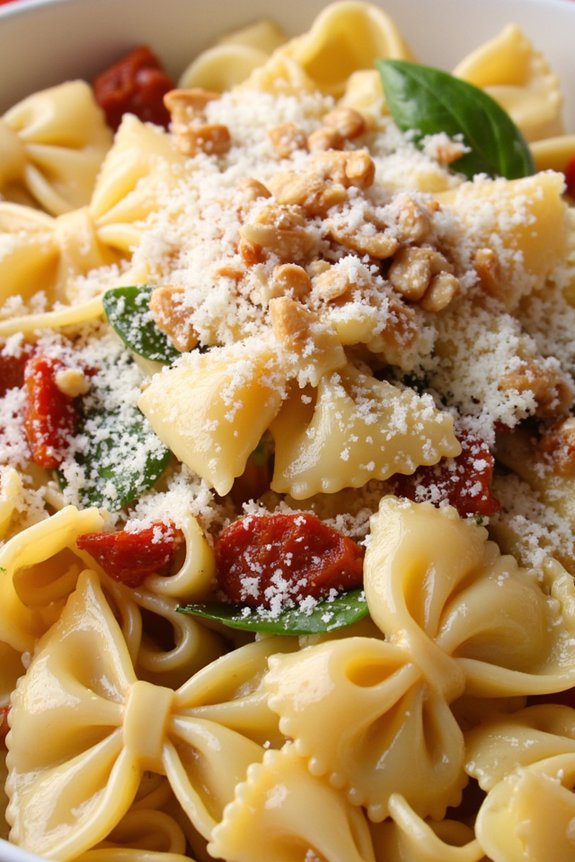 sun dried tomato basil farfalle