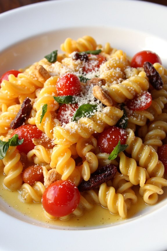 sun dried tomato pasta delight