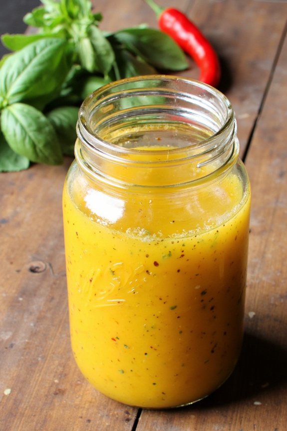 sweet and tangy dressing