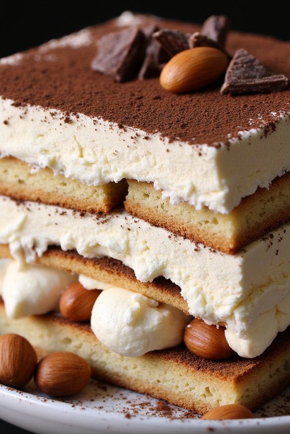 sweet nutty tiramisu recipe