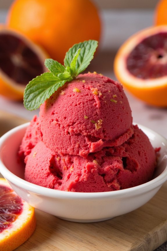 tangy blood orange delight
