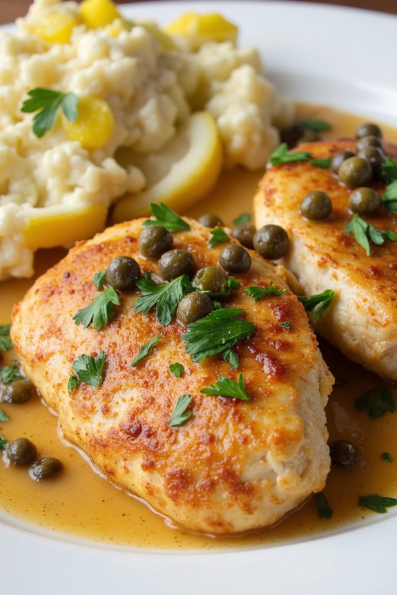 tangy lemon chicken dish