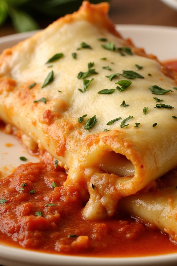 three cheese manicotti recipe delight