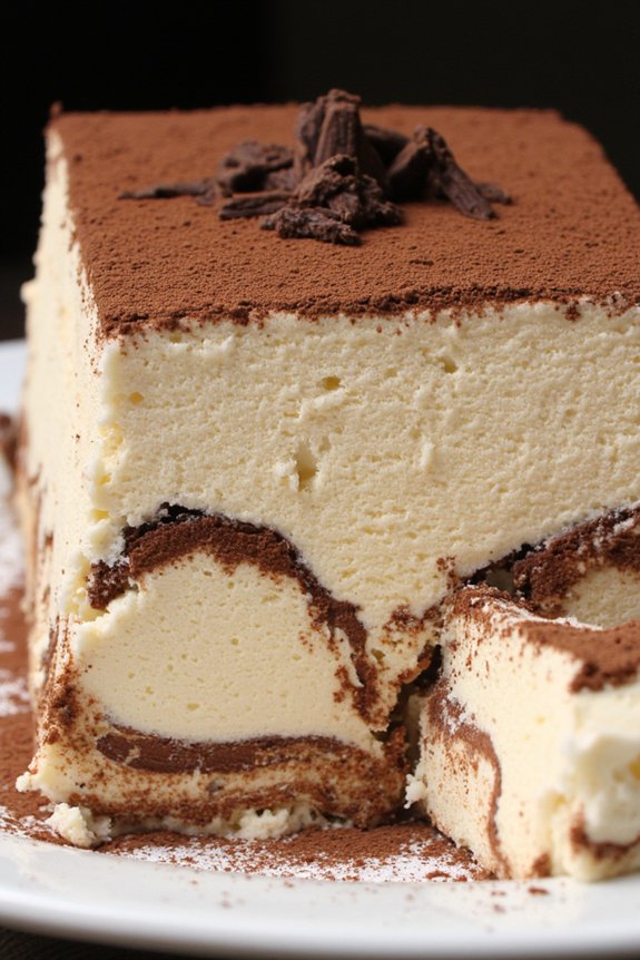 tiramisu inspired frozen dessert
