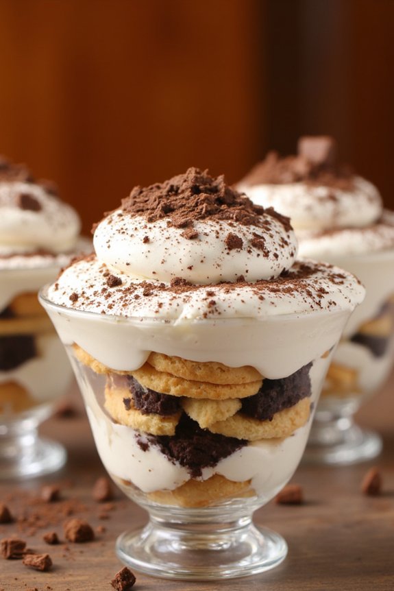 tiramisu trifle cups recipe