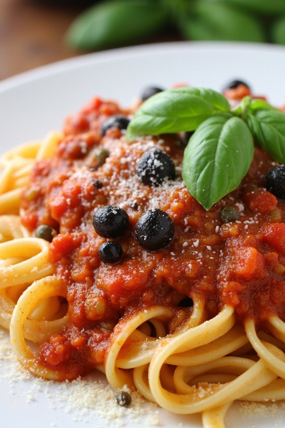 tomato olive pasta sauce