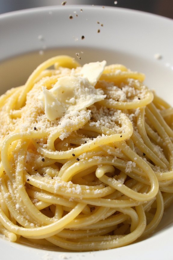truffle infused cacio e pepe