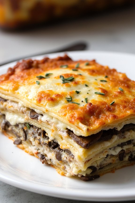 truffle infused gourmet lasagna recipe