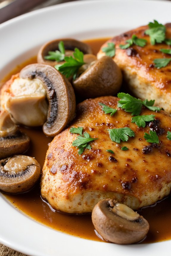 veal cutlets with marsala sauce