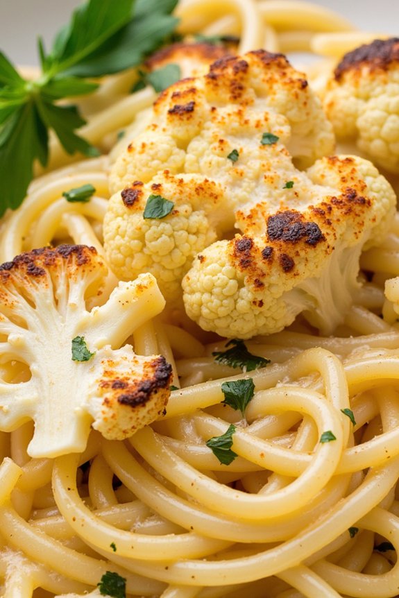 vegan cauliflower carbonara recipe