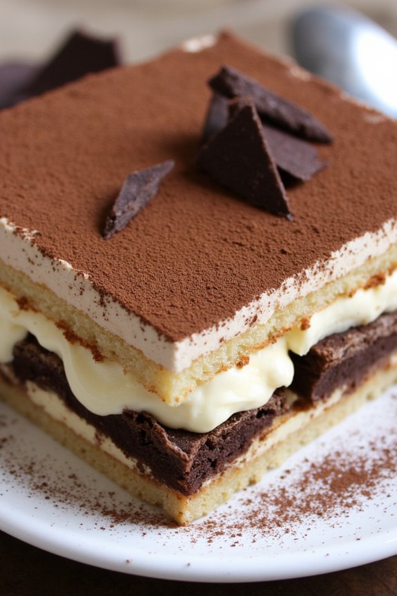 vegan coffee cream dessert