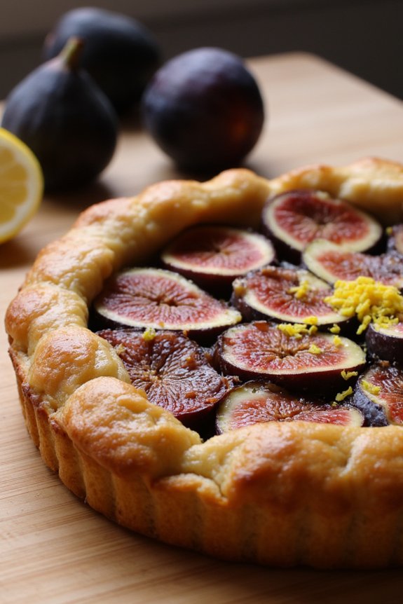 vegan fig walnut tart recipe