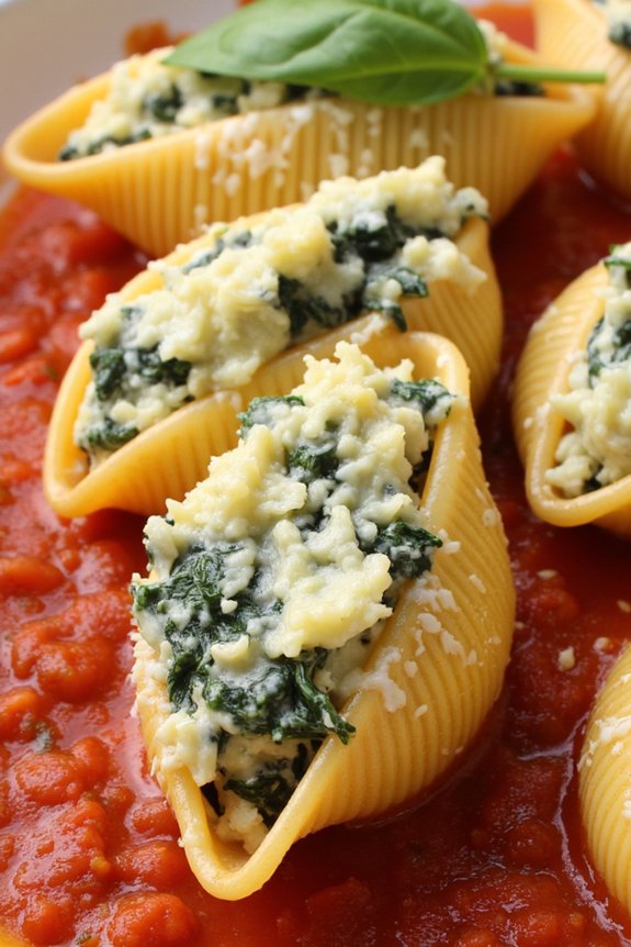 vegan stuffed pasta shells