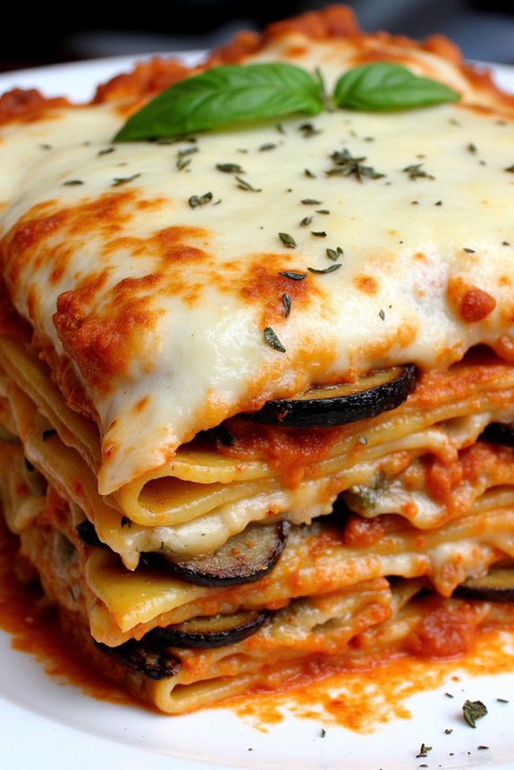 vegetable packed lasagna recipe